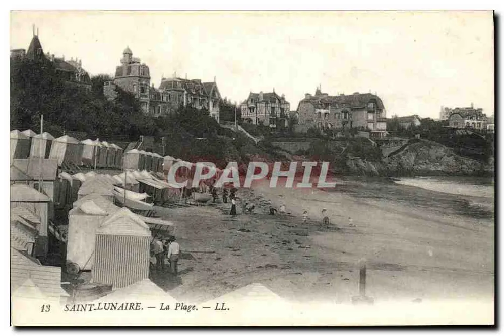 Saint-Lunaire — A Praia — LL. — n°13 - Frente