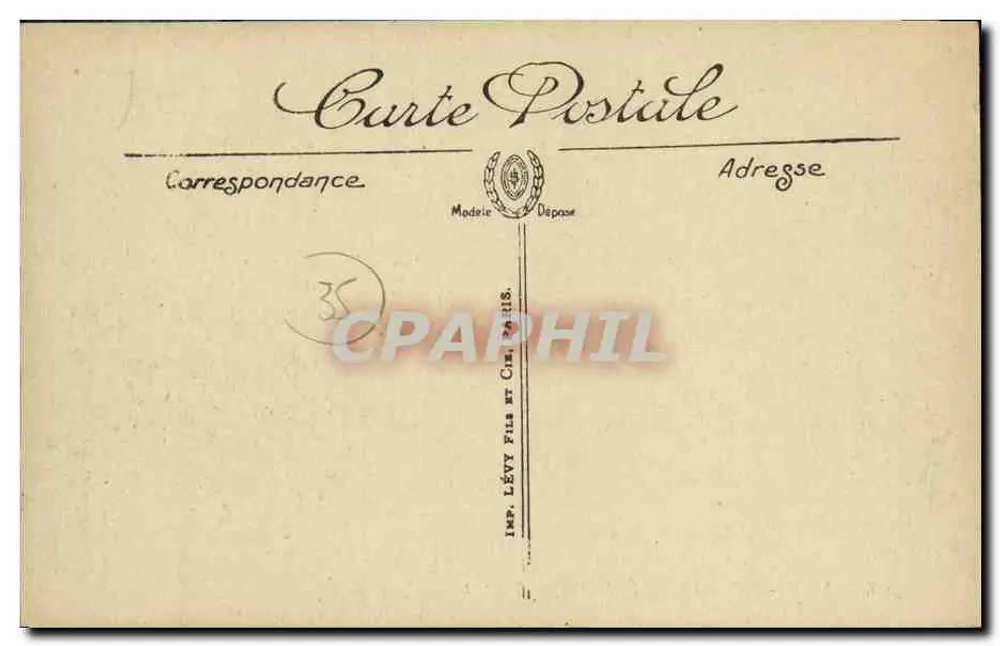 Saint-Lunaire — O Décollé — O "Decolle" — LL — n°43 - Verso