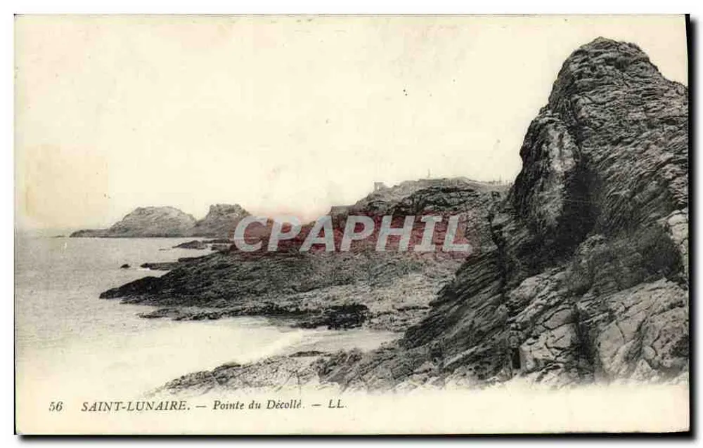 Saint-Lunaire — Ponta do Décollé — LL. n°56 - Frente