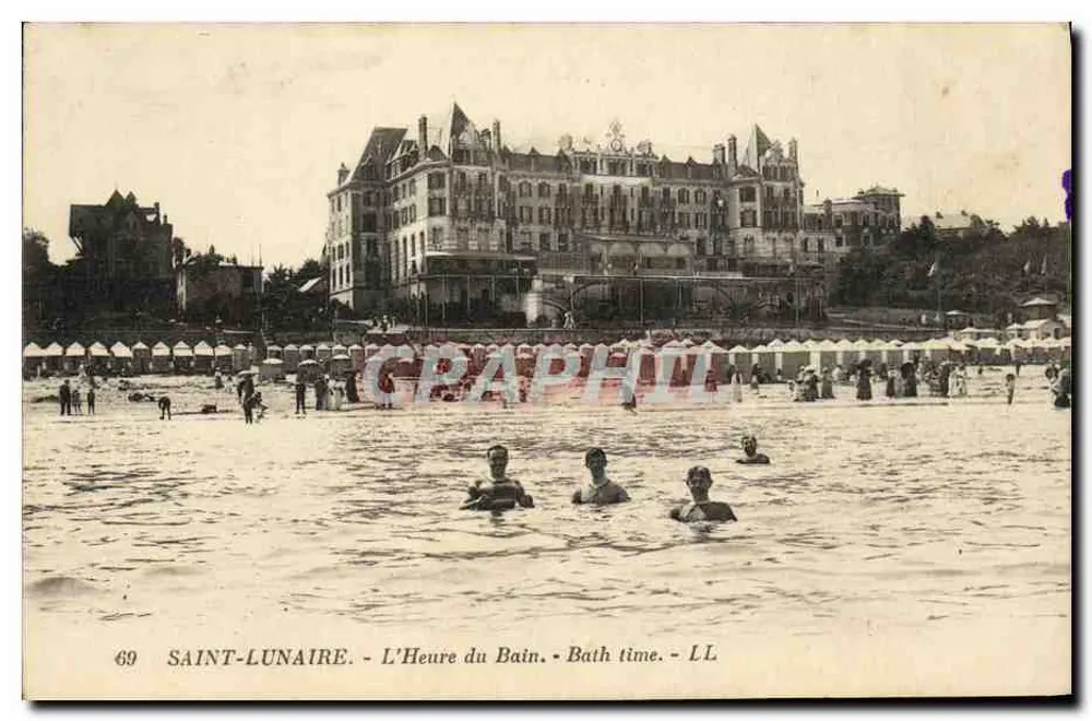 SAINT-LUNAIRE - L'Heure du Bain - Bath time - LL - Frente