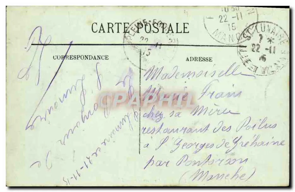 Saint-Lunaire — O Décollé — A Terrasse — LL. — n°76 - Verso