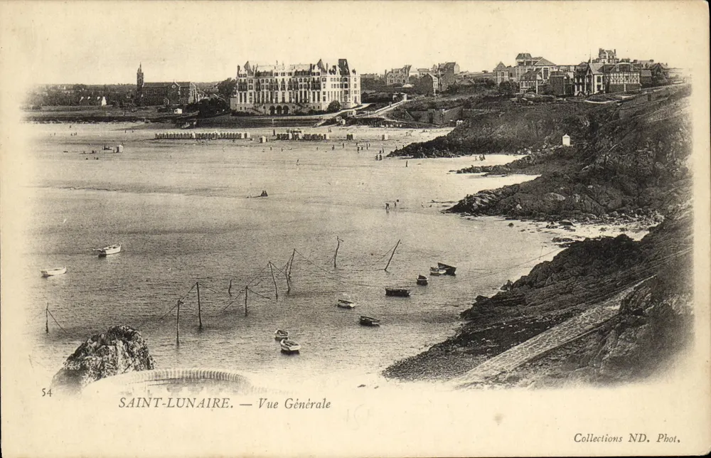 Saint-Lunaire — Widok ogólny — Zbiory ND. Fot. - Awers