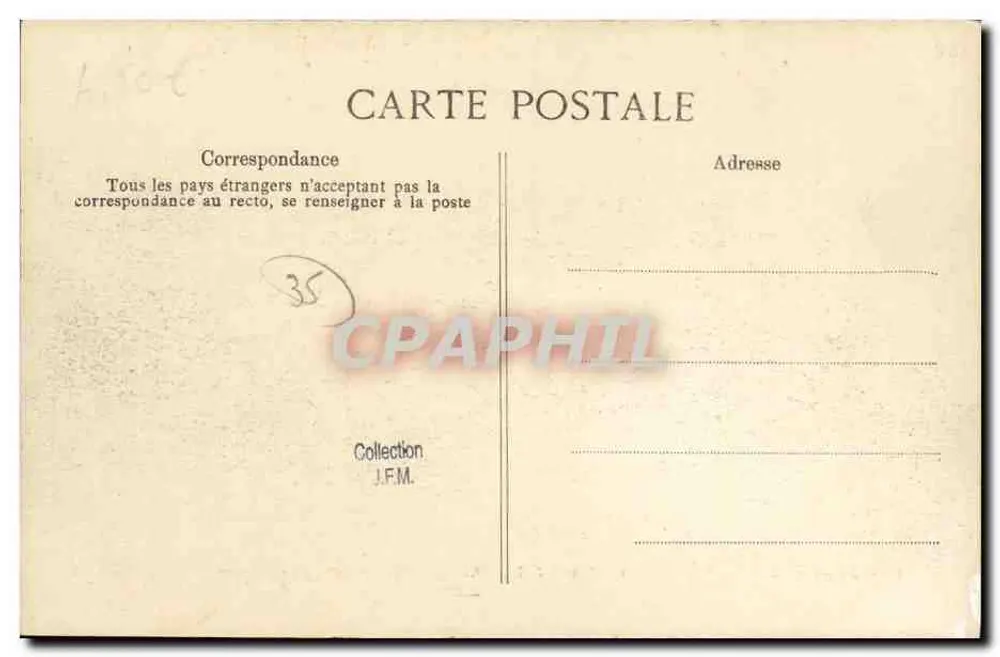 Saint-Lunaire — Die alte Kirche — Côte d'Émeraude, Verlag ELD, Nr. 1 - Rückseite