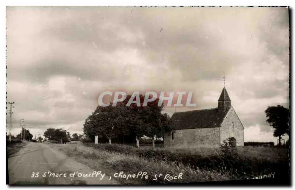 Saint-Marc-d'Ouilly, capela Saint-Rock — editor Lecourty - Frente
