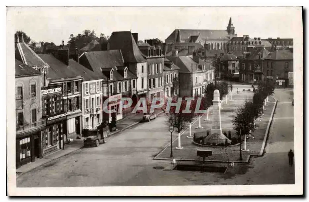 Saint-Méen-le-Grand — Allgemeiner Blick vom Rathaus — Verlag: Canquêteau - Vorderseite
