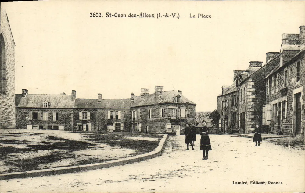 St-Cuen des-Alleux (I.-&-V.) — Der Platz — Lamiré, Verleger, Rennes - Vorderseite