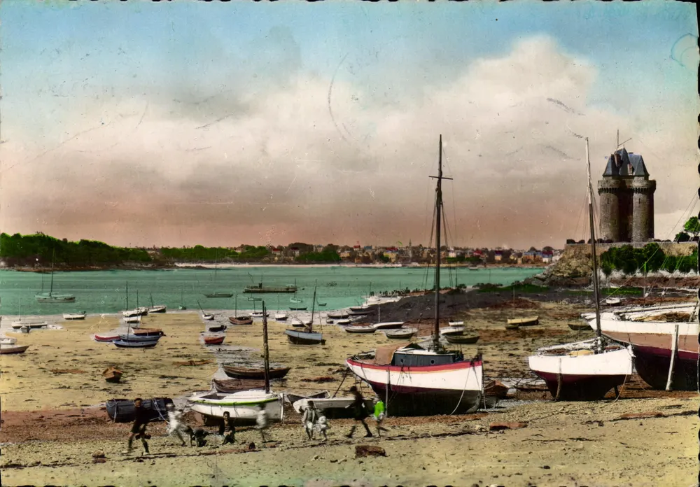 Porto de Saint-Servan — vista do Tour Solidor — Edição J.P.H. - Frente
