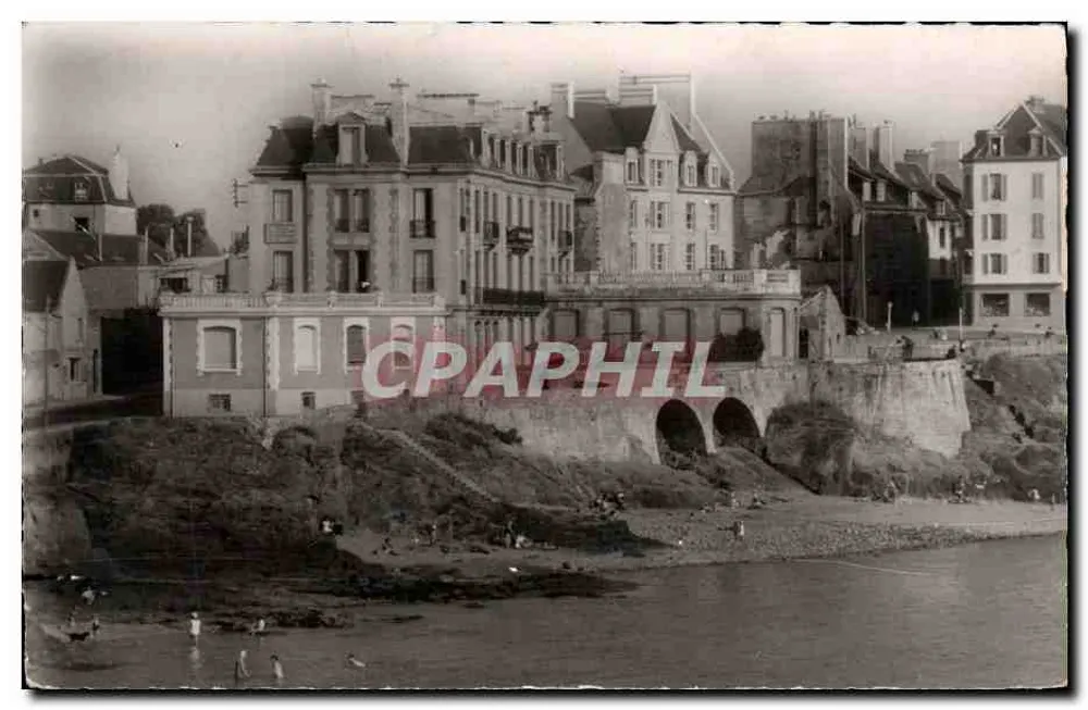Saint-Servan-sur-Mer — Hotel Victoria, Sablons-Strand — Verlag: Sanchéz - Vorderseite