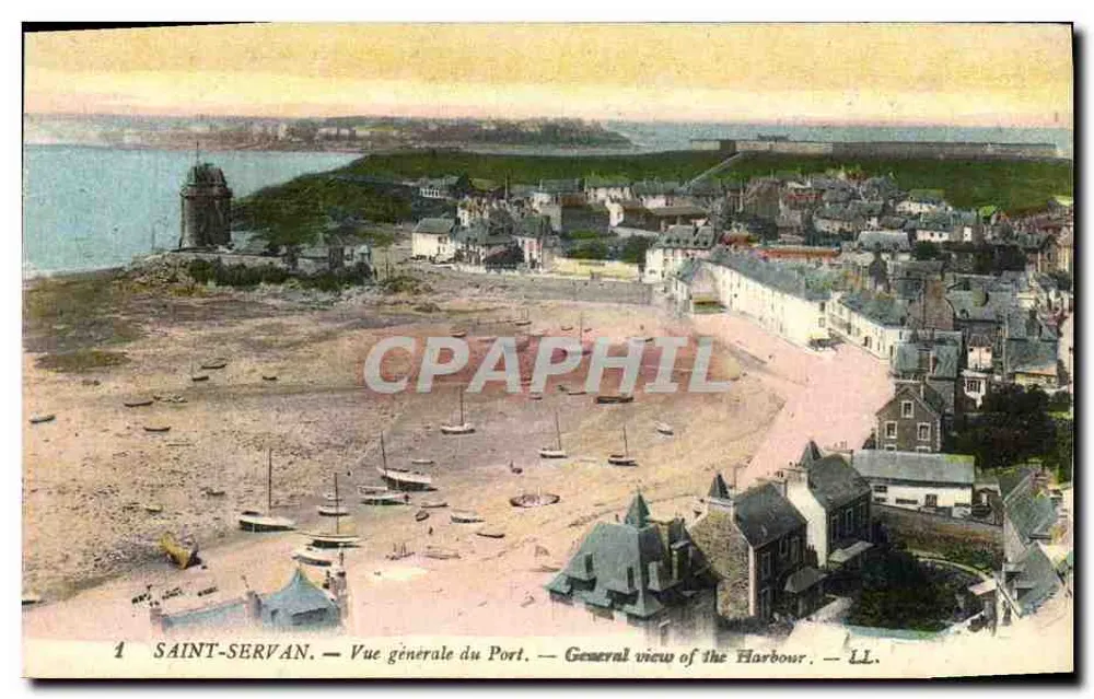 Saint-Servan — Vista geral do Porto — LL. - Frente