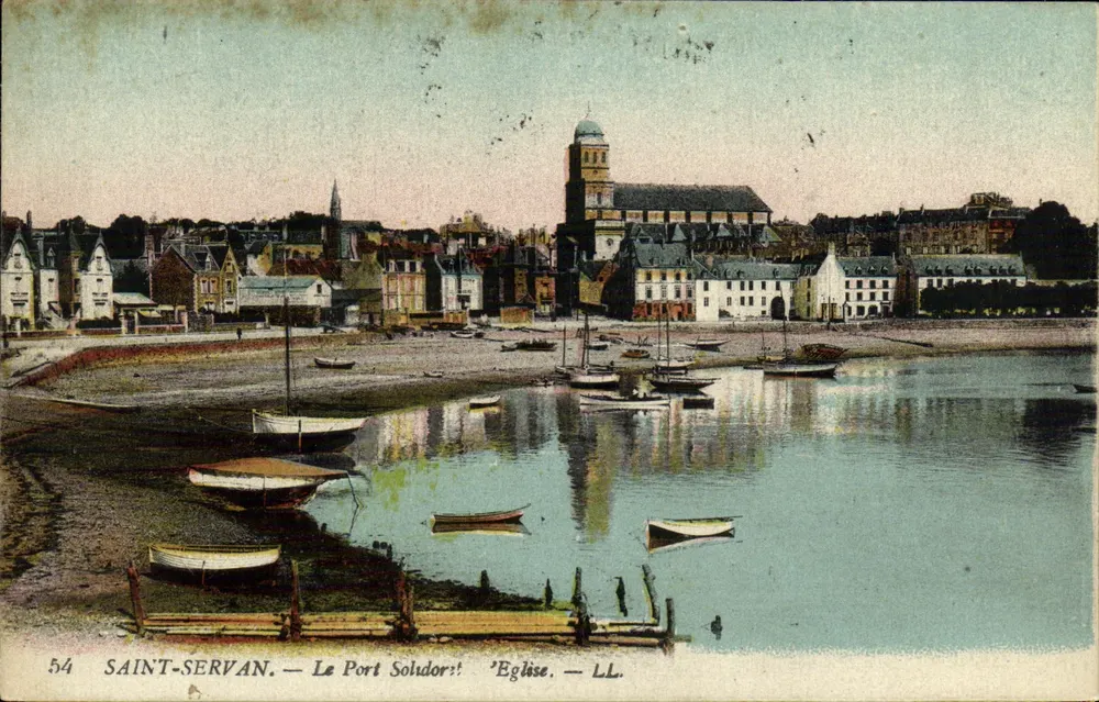 Saint-Servan — O Porto Soludor! — Igreja — LL. - Frente
