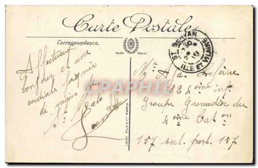 Saint-Servan — O Porto Soludor! — Igreja — LL. - Verso