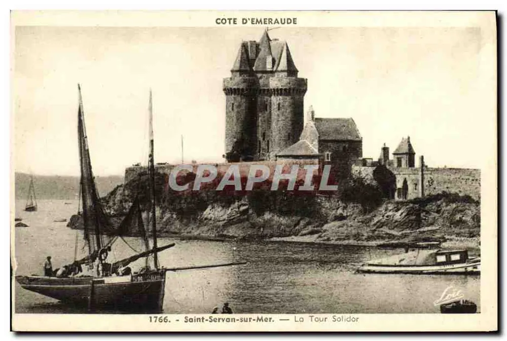 Saint-Servan-sur-Mer — Turm Solidor — Küste von Émeraude - Vorderseite