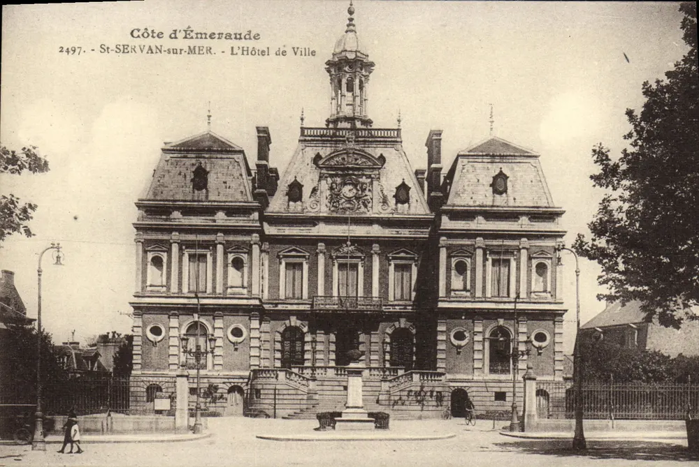 St-SERVAN-sur-MER - O Hotel de Ville — Côte d'Émeraude, n°2497 - Frente