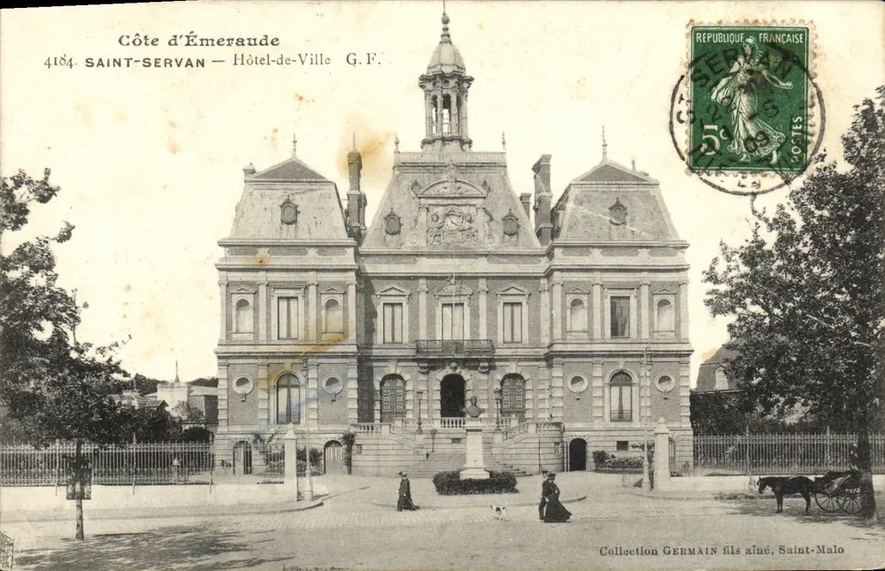 Saint-Servan — Hotel-de-Ville — G.F. n°4184 - Frente
