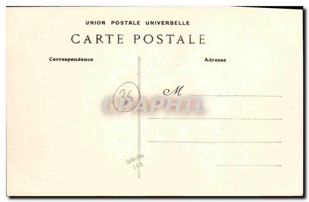 Saint-Servan — Vista Geral da Cidade — G.F. n°4183 - Verso