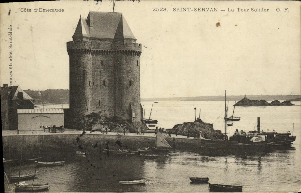 Saint-Servan — Torre Solidor — G.F. — Costa de Émeraude - Frente