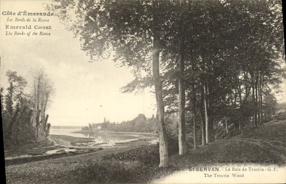 As margens da Rance — Costa de Esmeralda — Edição G.F. St-Servan - Frente