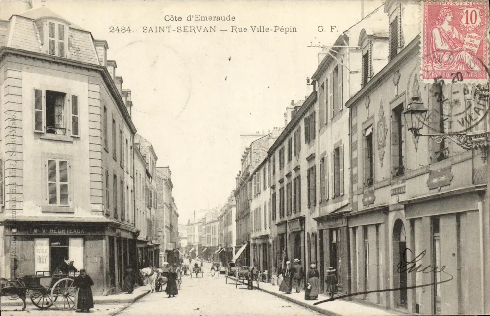 Saint-Servan — Rue Ville-Pépin — G.F. n°2484 - Frente
