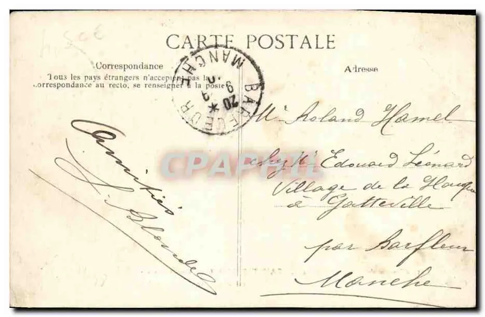 Saint-Servan — Vista Geral — E.D. editor, n° 491 - Verso