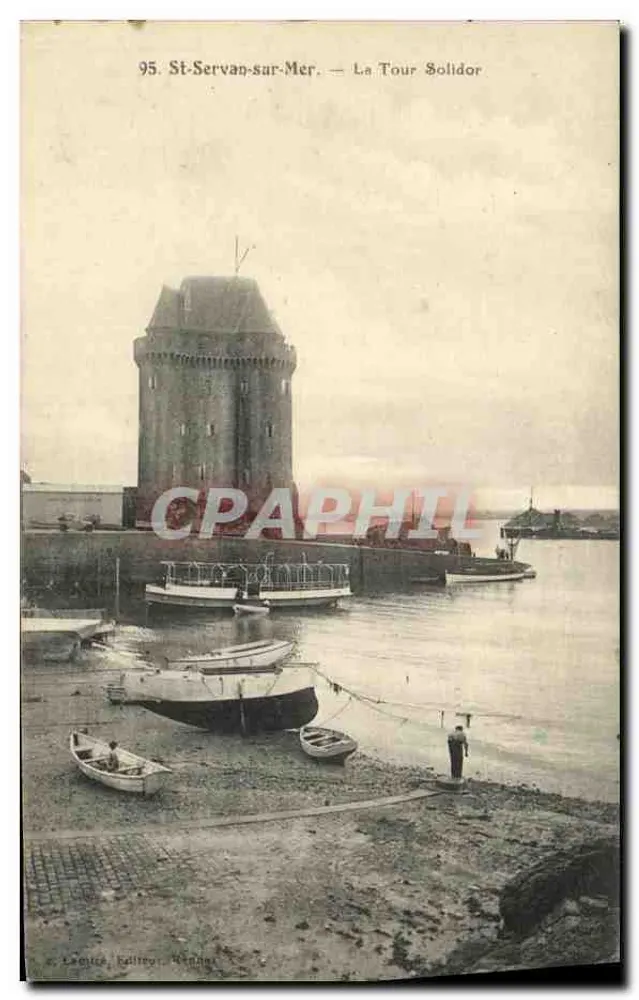 St-Servan-sur-Mer — Torre Solidor — L. Louire, Editor, Rennes - Frente