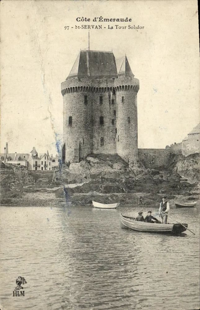 Côte d'Émeraude — La Tour Solidor à St-Servan — éditeur HLM - Frente
