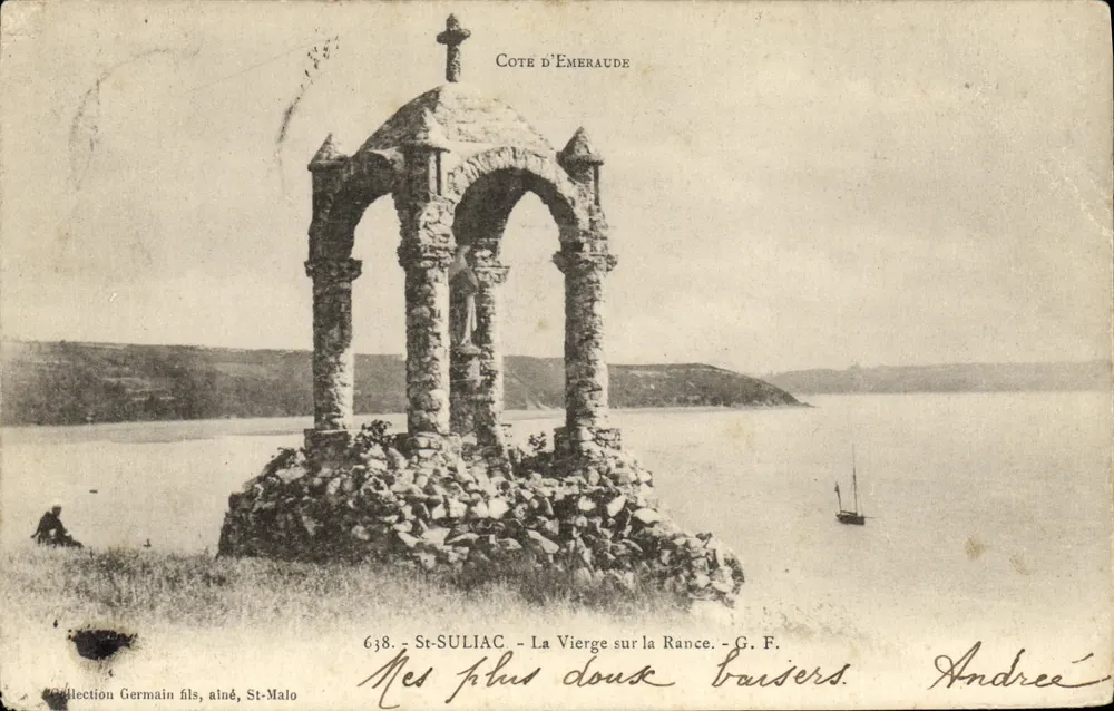 St-Suliac - Die Jungfrau auf der Rance — G. F. / Germain fils, St-Malo - Vorderseite