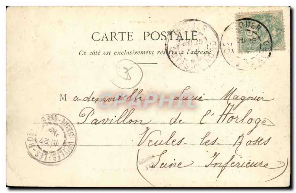 St-Suliac - Die Jungfrau auf der Rance — G. F. / Germain fils, St-Malo - Rückseite
