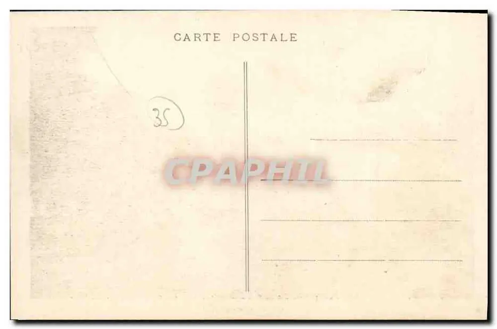 St SULIAC — Vista geral — magnífica Igreja e Torre, outrora fortificada, data do século XIII — Edição Guérin, St-Malo - Verso