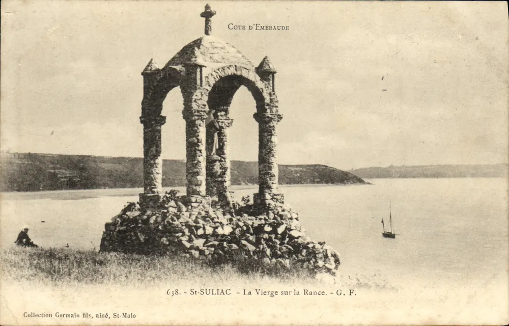 Die Jungfrau am Rance — St-Suliac — G. F. — Sammlung Germain fils, St-Malo - Vorderseite