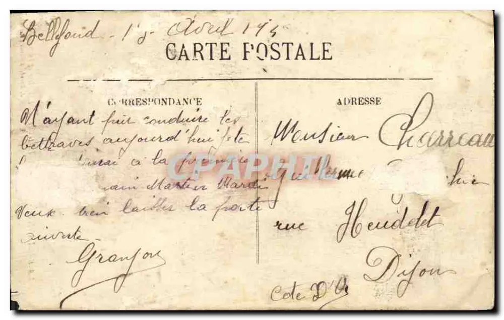 La Bretagne — Tinténiac (Ille-et-Vilaine) — éditeur impr. à Rennes - Verso