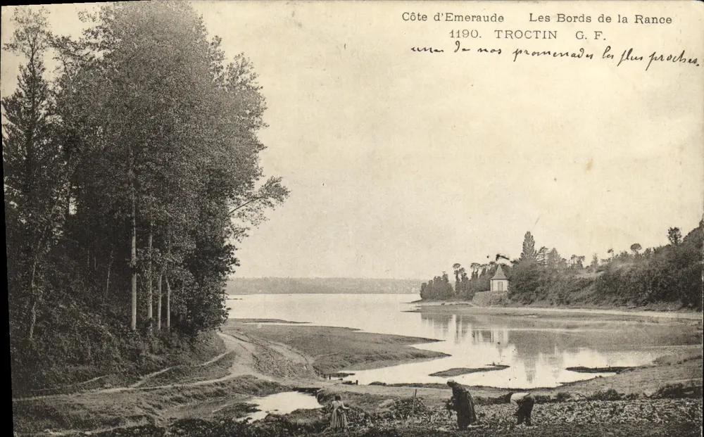 Costa de Émeraude — As Margens da Rance — TROCTIN G.F. n°1190 - Frente