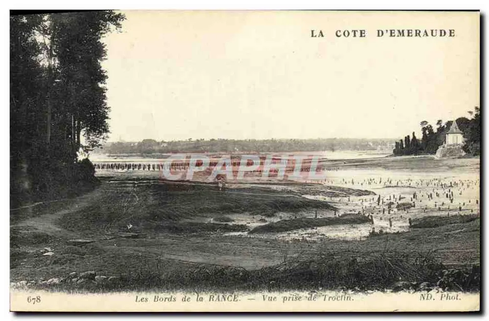 Die Ufer der RANCE — Ansicht von Trôctin — ND. Fot. — N° 678 - Vorderseite