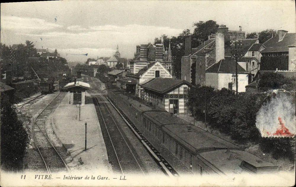 VITRÉ — Intérieur de la Gare — LL - Awers
