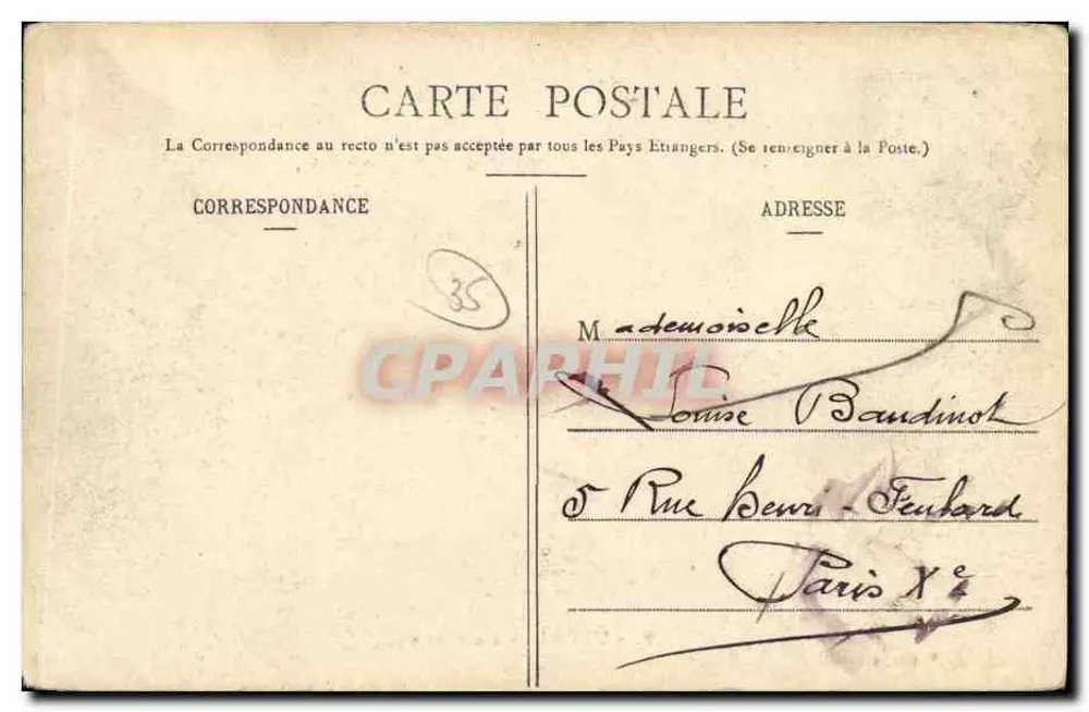 VITRÉ - A Estação Ferroviária — Cliché Bazaur Parisien, n°9 - Verso