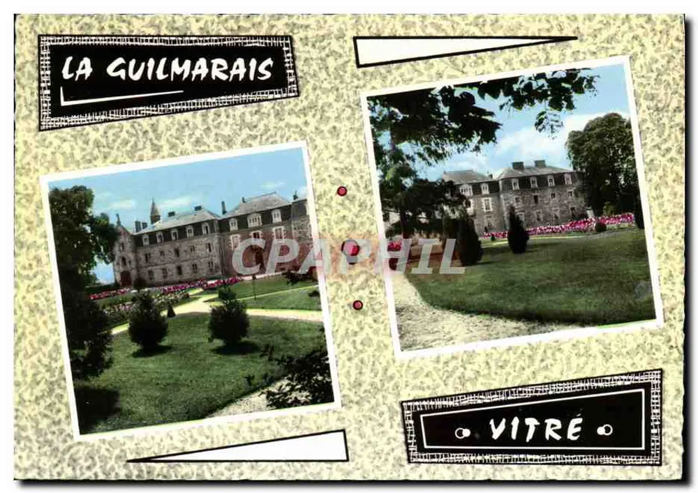 La Guilmarais — Zamek Vitré — Wydawca Maison de Repos - Awers