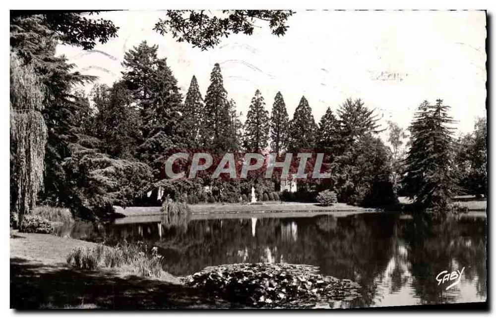 Jardim Público, o Lago — Tilleul-et-Ville — Edições Gaby - Frente