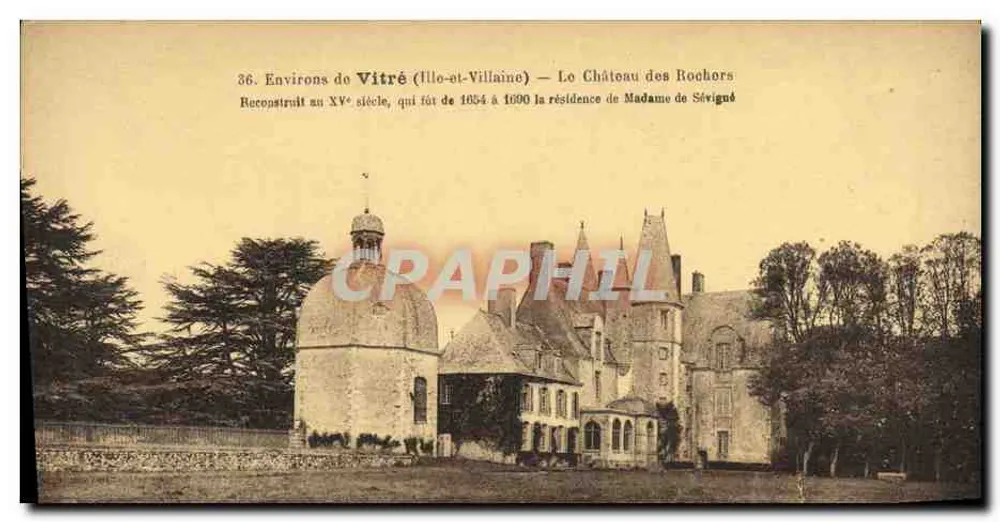 Castelo dos Rochers — Regiões de Vitré (Ille-et-Vilaine) — editor A. Heiriat & M. Bastuyau, Toulouse - Frente