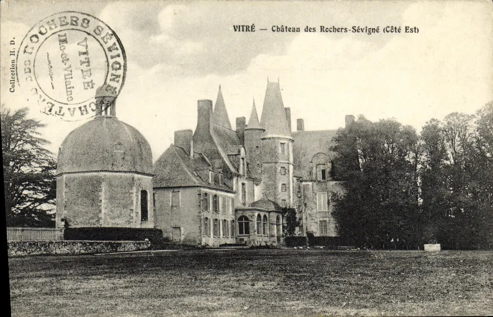 Vitré — Castelo dos Rochers-Sévigné (Lado Leste) — Coleção H. D. - Frente