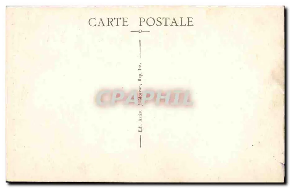 Vitré (Ille-et-Villaine) — Das Schloss — Die Turm Saint-Laurent und die Gräben — J. Morvan, n°10 - Rückseite