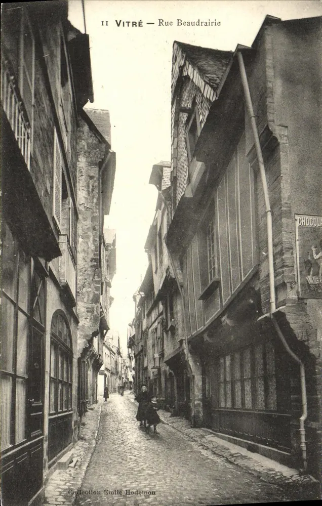 Vitré — Rue Beaudrairie — Coleção Emilié Hodeimon - Frente