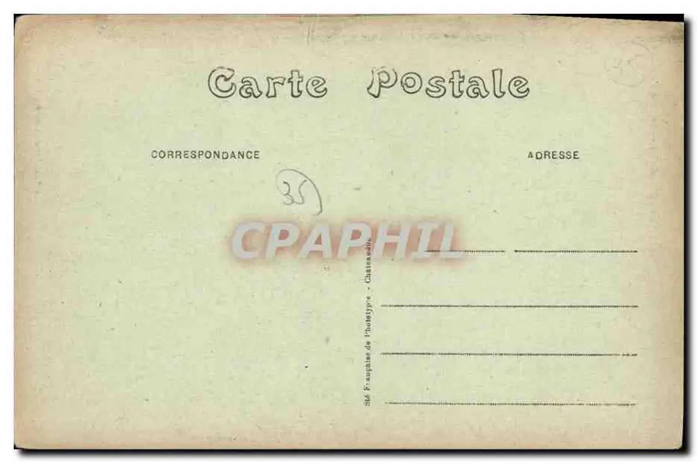 Vitré (Il.&V.) — A Rue d'En-Bas — E. Mary-Roussellière editor, Rennes - Verso