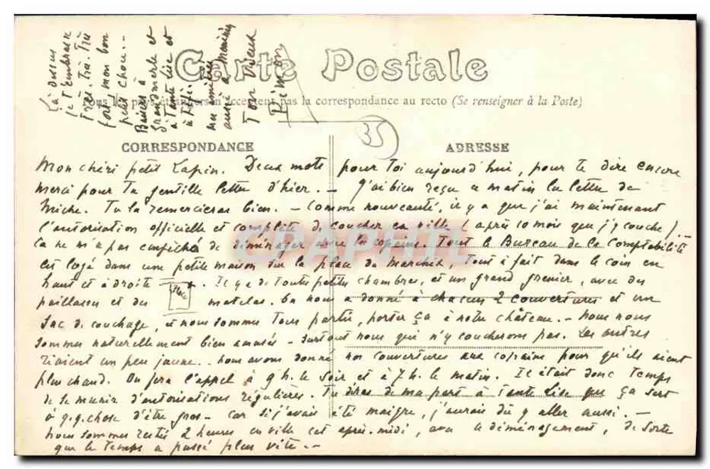Vitré (Il.-et-V.) — Le Bas du Rachapt — E. Mary Rousselière, Verlag Rennes - Rückseite