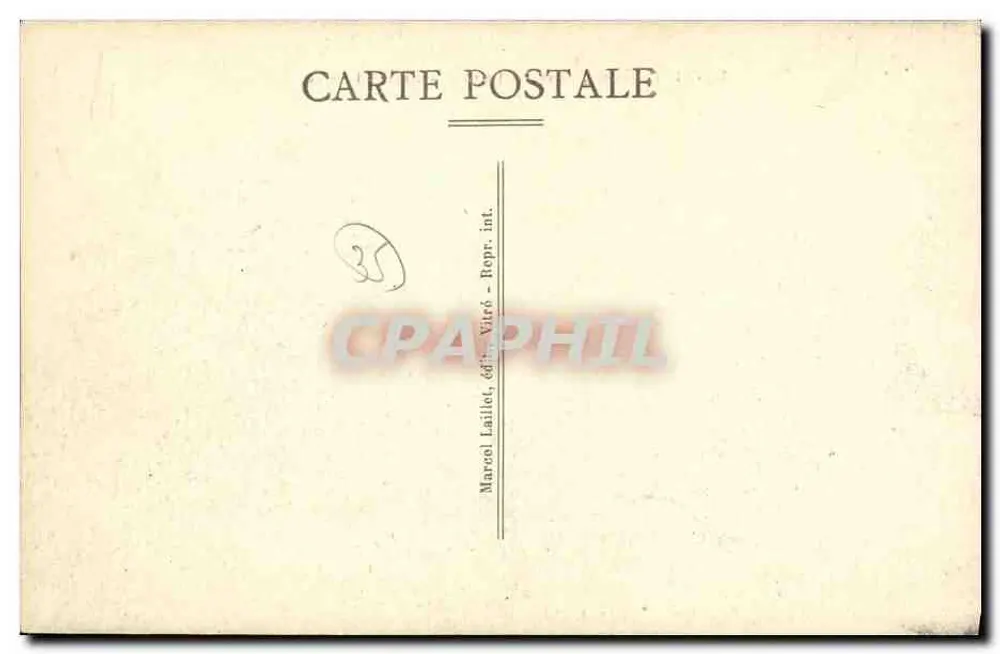 Vitré (Ille-et-Vilaine) — Zamek, droga do Brestu - Rewers