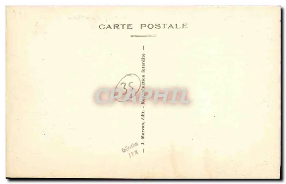 Vitré (Ille-et-Vilaine) — Igreja de São Martinho — J. Morvan, editor - Verso
