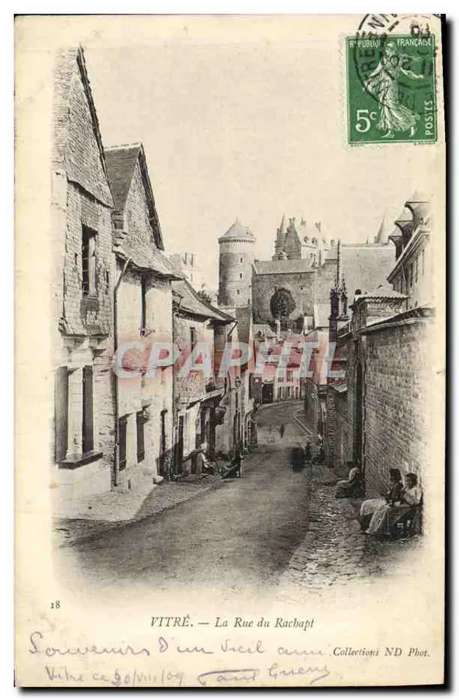 VITTRÉ — A Rue du Rachapt — Collections ND Phot. n°18 - Frente
