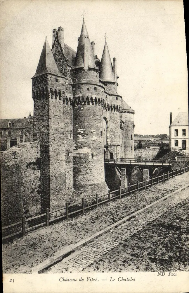 Castelo de Vitré — O Châtelet — ND Pnos, n°23 - Frente