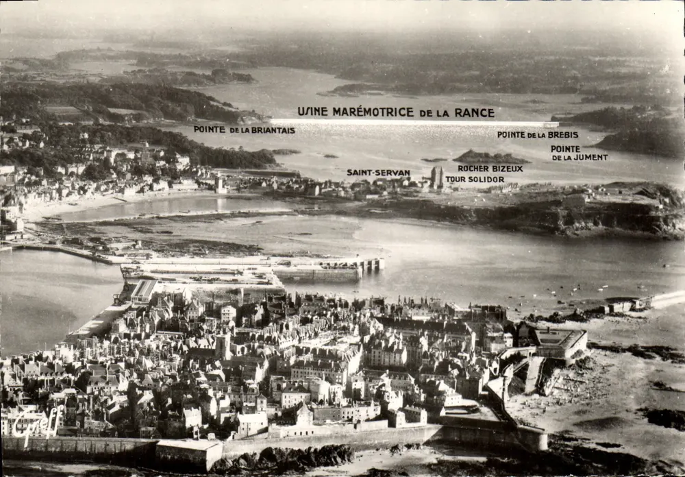 Saint-Servan — Gezeitenkraftwerk der Rance — Greff, Verlag - Vorderseite
