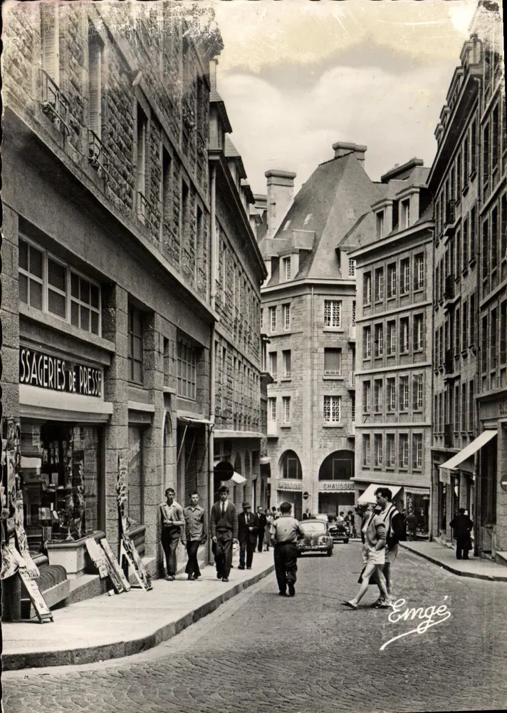 Rue Porcon de La Barbinais — Saint-Malo — Verlag Emgé - Vorderseite
