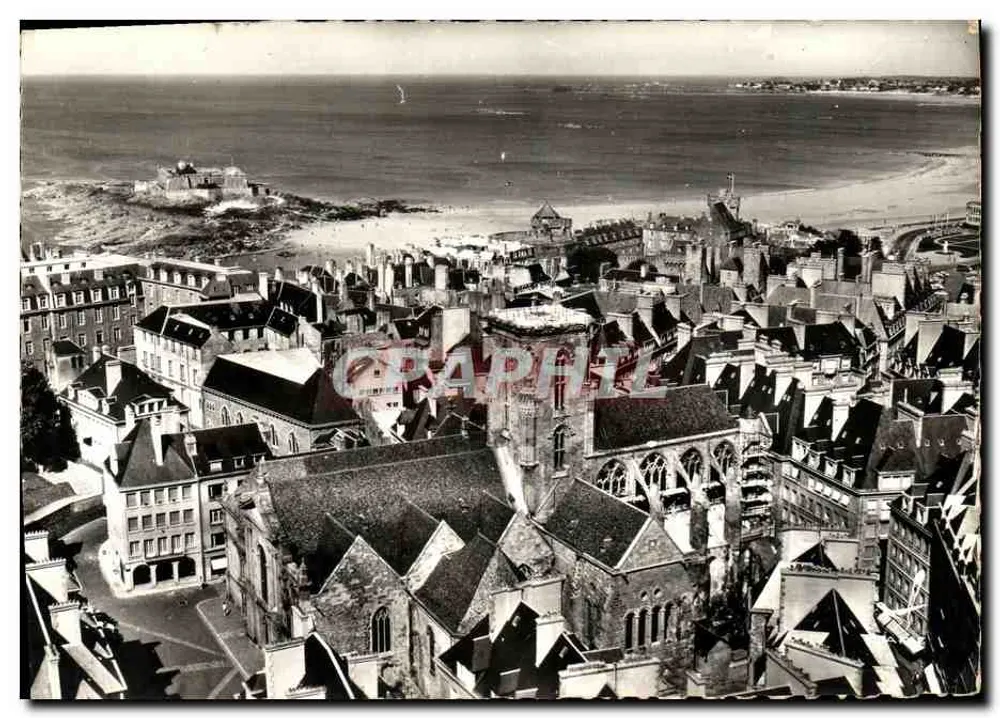 सेंट-मालो (इल-एत-विलेन) — हवा से देखा जाने वाला व्यापक दृश्य — लापी के संस्करण - आगे