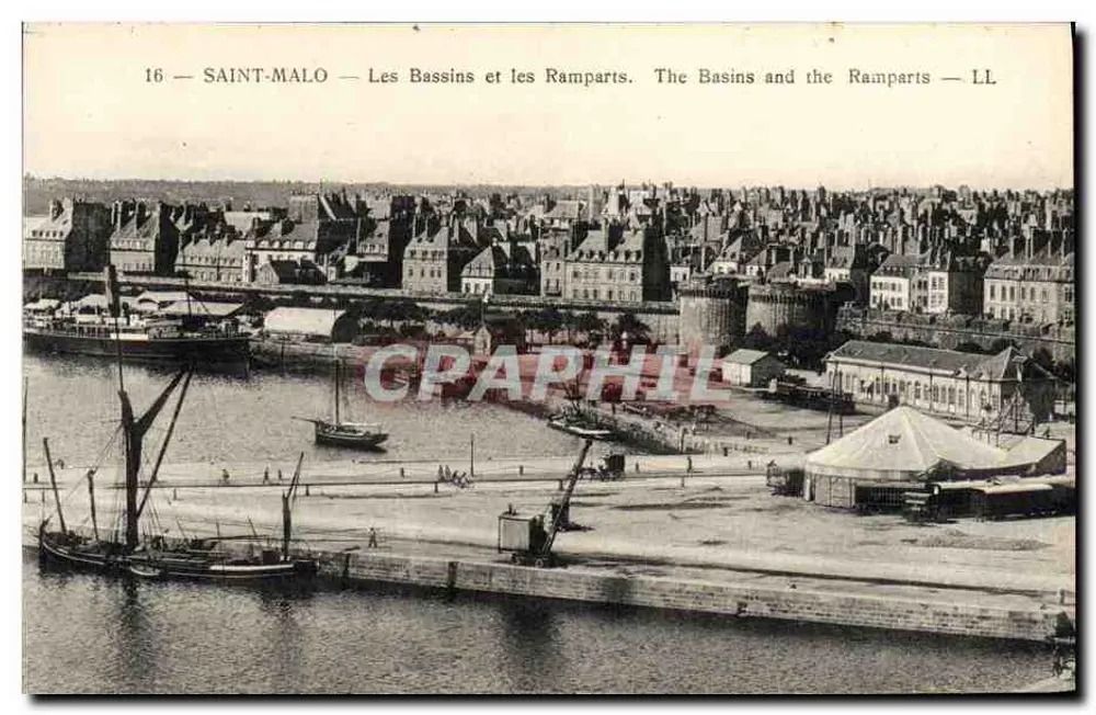 Saint-Malo — Die Bassins und die Ramparts — LL - Vorderseite